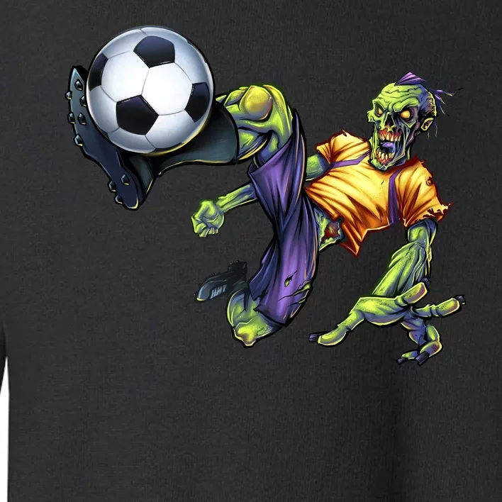 Zombie Soccer Kick Toddler Sweatshirt