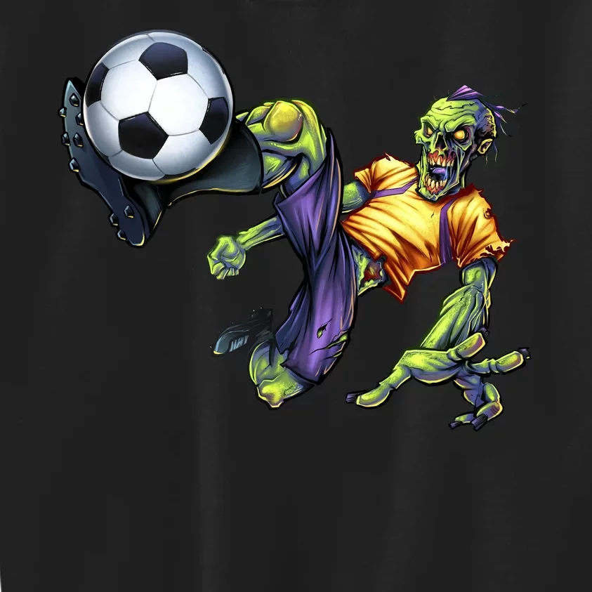 Zombie Soccer Kick Kids Sweatshirt