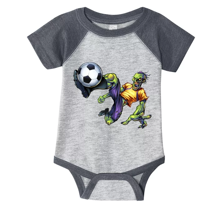 Zombie Soccer Kick Infant Baby Jersey Bodysuit