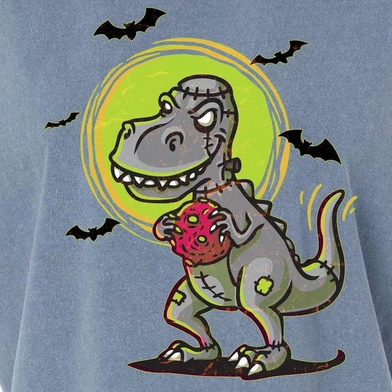 Zombie T-Rex Garment-Dyed Women's Muscle Tee