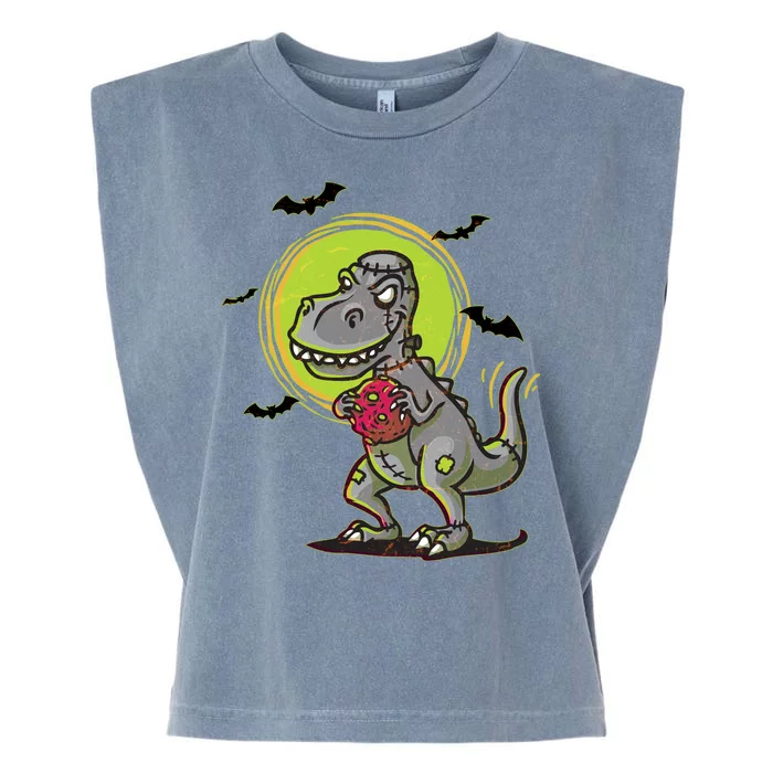 Zombie T-Rex Garment-Dyed Women's Muscle Tee