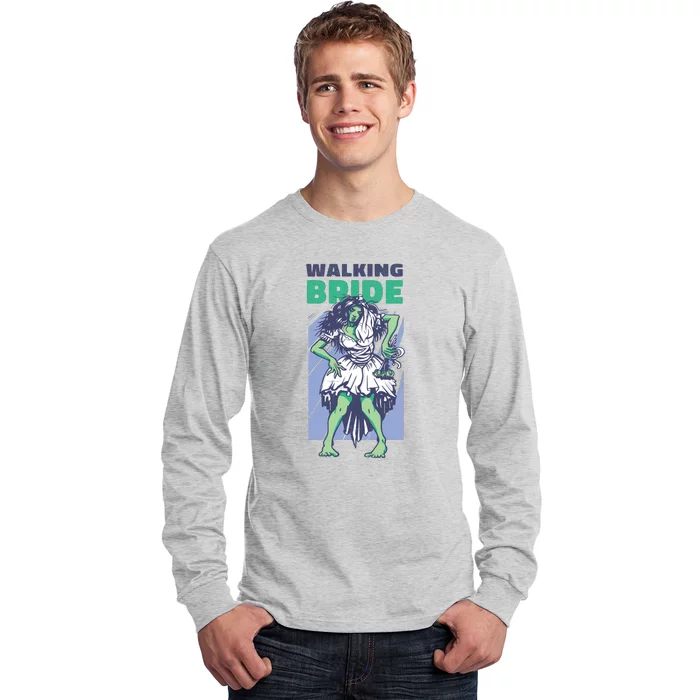 Zombie Walking Bride Long Sleeve Shirt