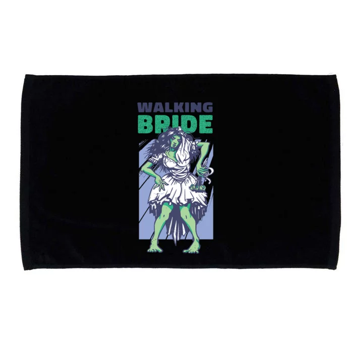 Zombie Walking Bride Microfiber Hand Towel