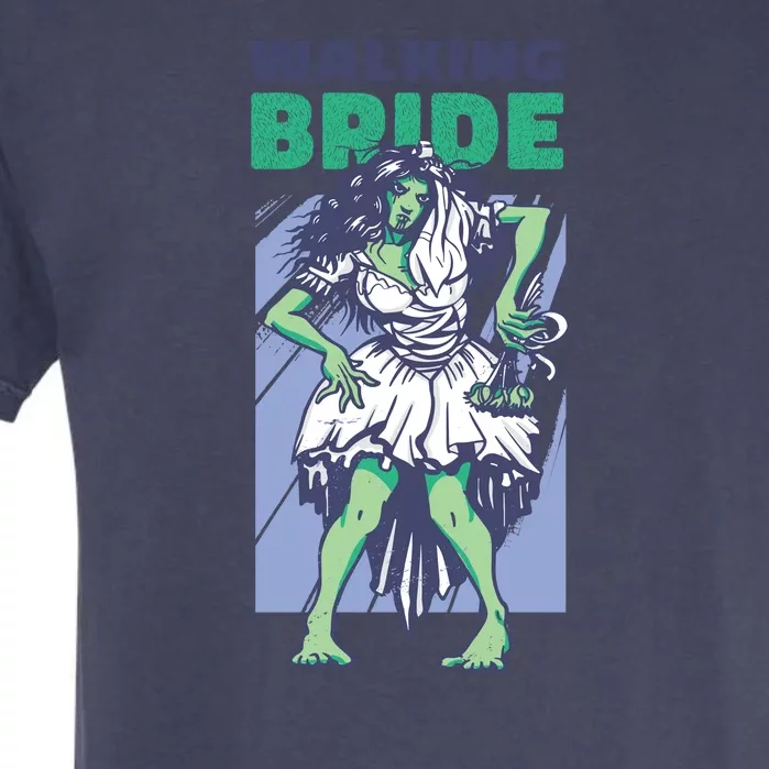 Zombie Walking Bride Garment-Dyed Heavyweight T-Shirt