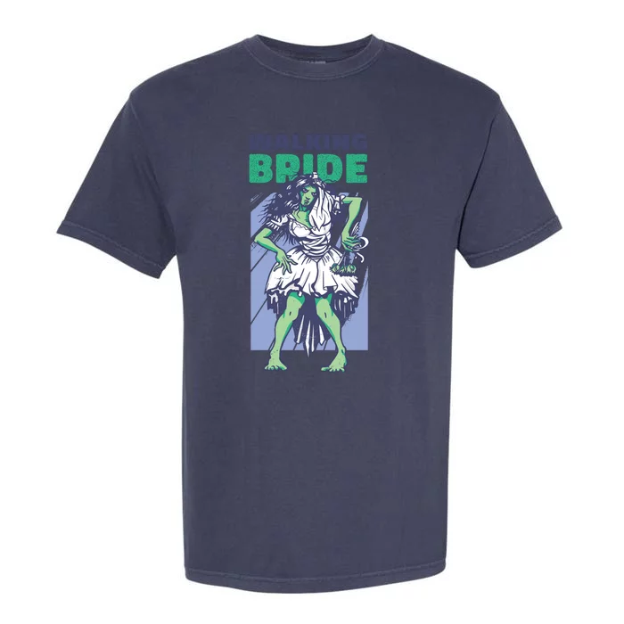 Zombie Walking Bride Garment-Dyed Heavyweight T-Shirt