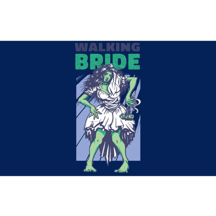 Zombie Walking Bride Bumper Sticker