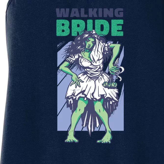 Zombie Walking Bride Women's Racerback Tank