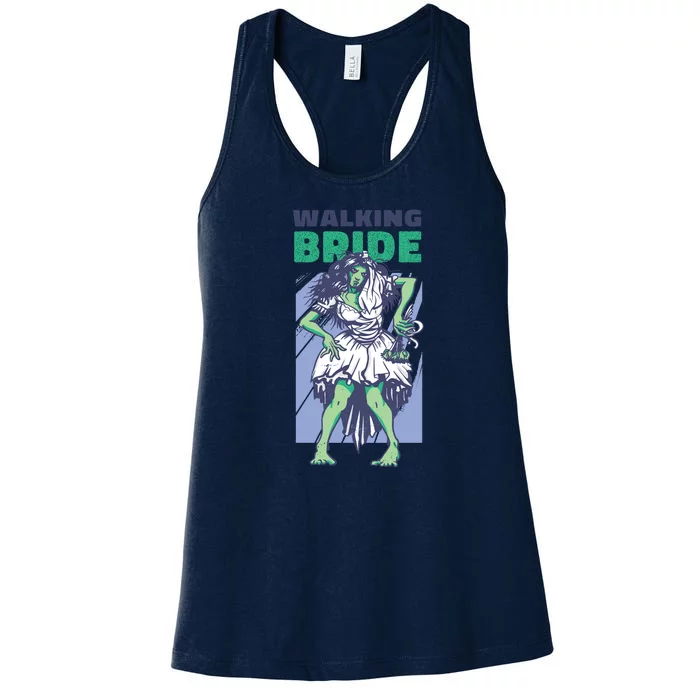 Zombie Walking Bride Women's Racerback Tank