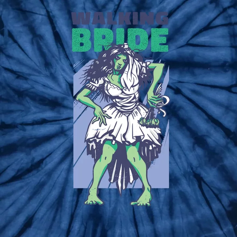 Zombie Walking Bride Tie-Dye T-Shirt