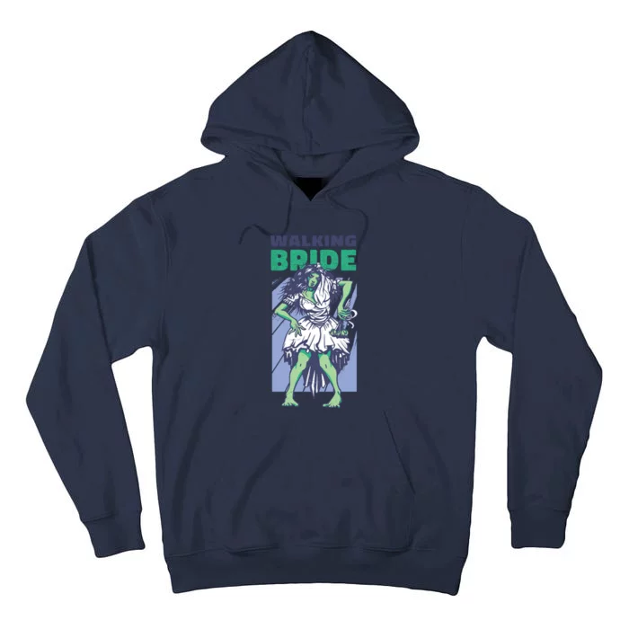 Zombie Walking Bride Tall Hoodie