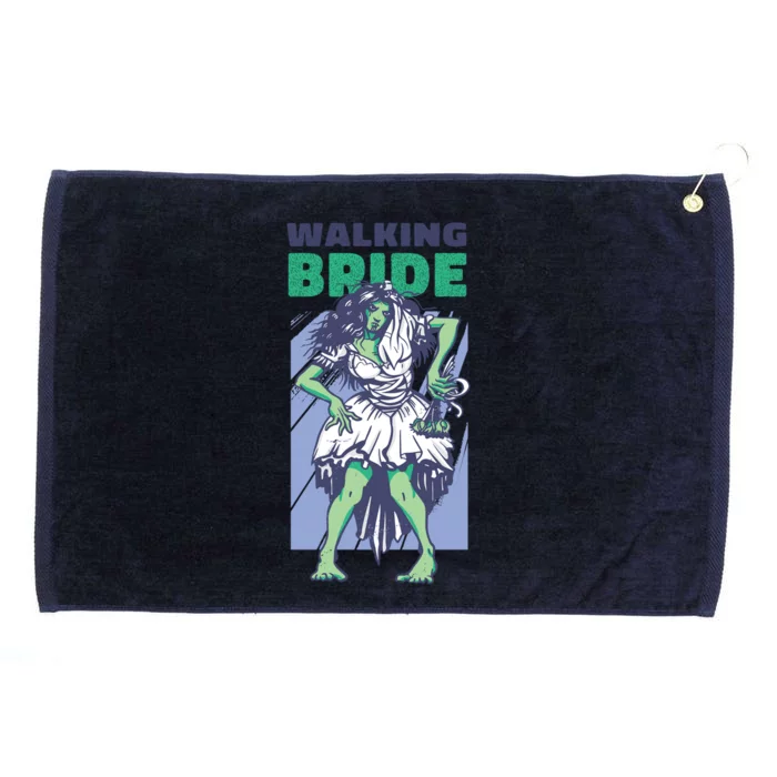 Zombie Walking Bride Grommeted Golf Towel