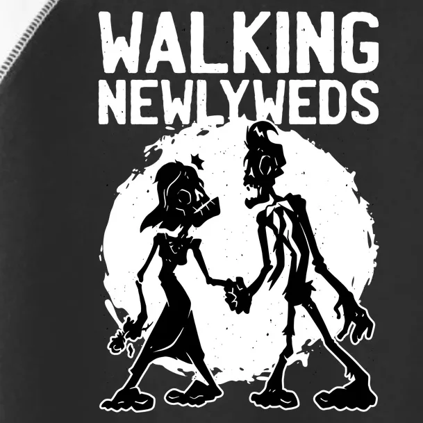 Zombie Walking Newlyweds Toddler Fine Jersey T-Shirt