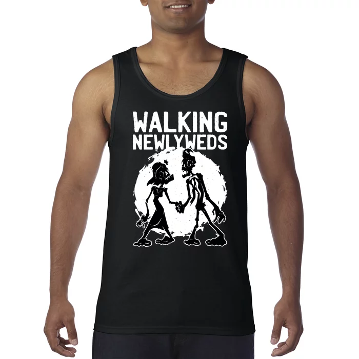 Zombie Walking Newlyweds Tank Top