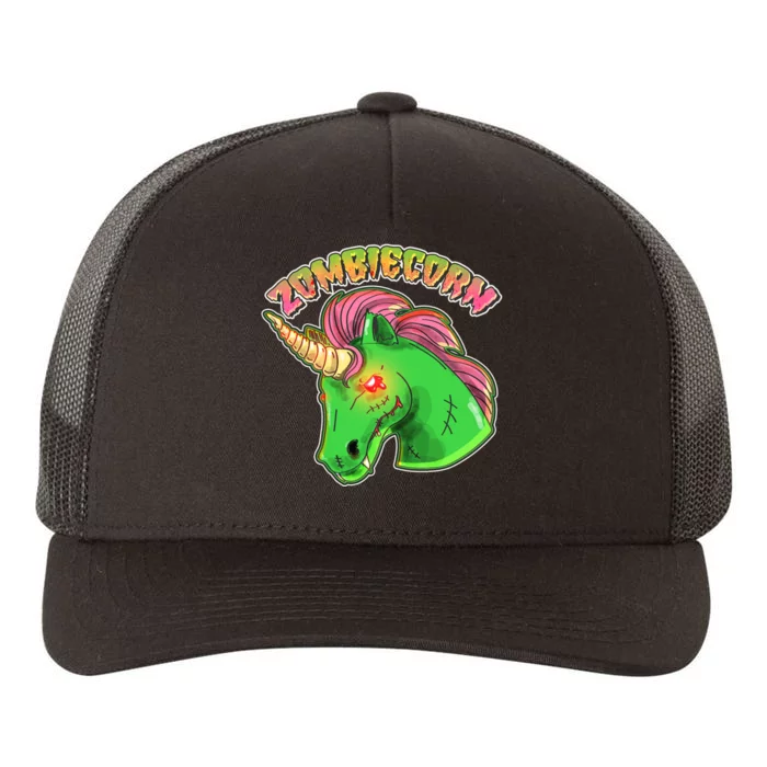 Zombiecorn Zombie Unicorn Yupoong Adult 5-Panel Trucker Hat