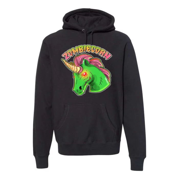 Zombiecorn Zombie Unicorn Premium Hoodie