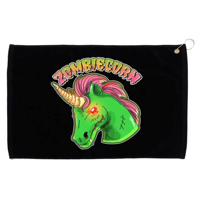 Zombiecorn Zombie Unicorn Grommeted Golf Towel