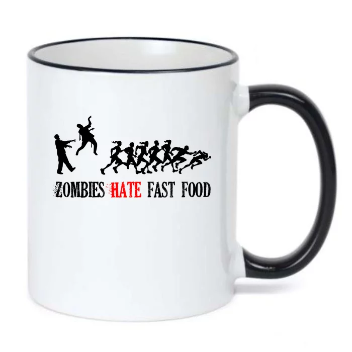 Zombies Eat Brains You'll Be Fine Black Color Changing Mug