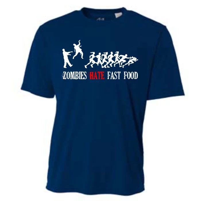 Zombies Eat Brains You'll Be Fine Cooling Performance Crew T-Shirt