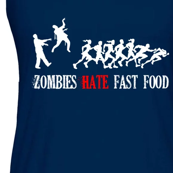 Zombies Eat Brains You'll Be Fine Ladies Essential Flowy Tank