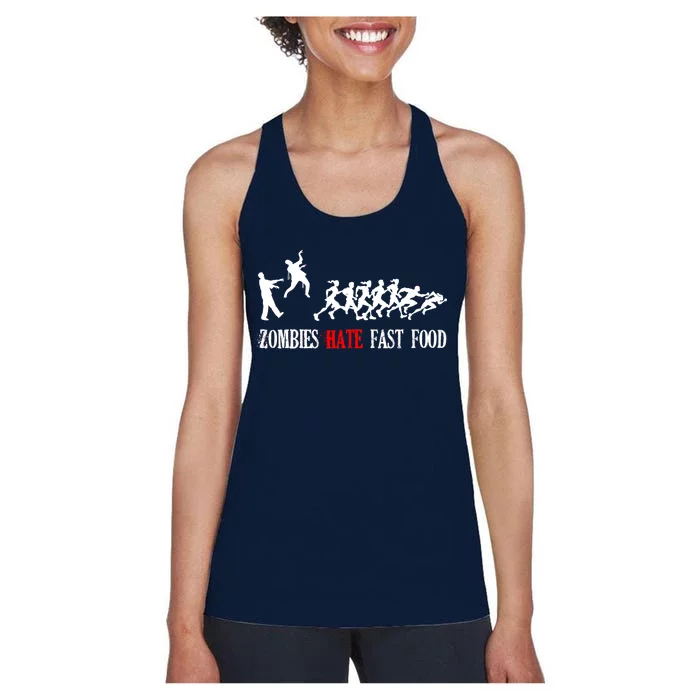 Zombies Eat Brains You'll Be Fine Women's Racerback Tank