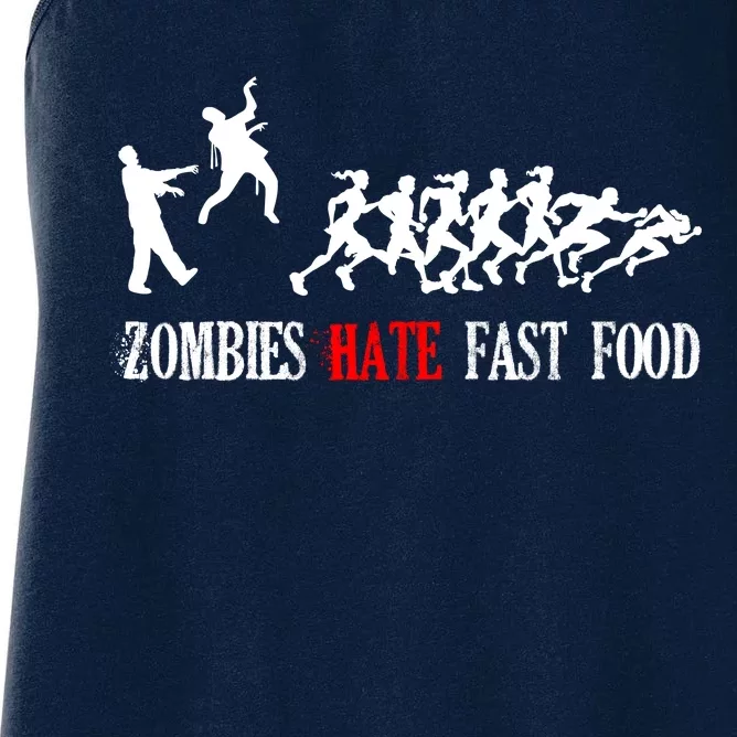 Zombies Eat Brains You'll Be Fine Women's Racerback Tank