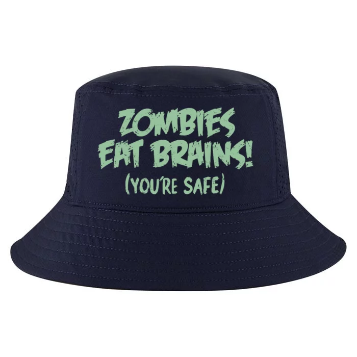 Zombies Eat Brains! (You're Safe) Cool Comfort Performance Bucket Hat