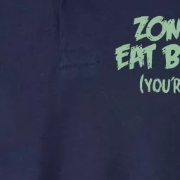 Zombies Eat Brains! (You're Safe) Softstyle Adult Sport Polo