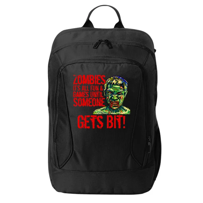 Zombies It's All Fun and Games City Backpack