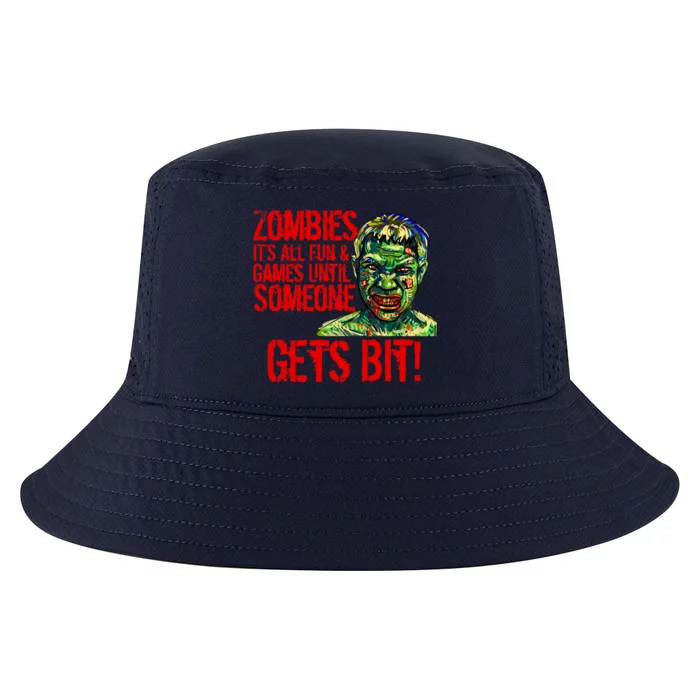 Zombies It's All Fun and Games Cool Comfort Performance Bucket Hat