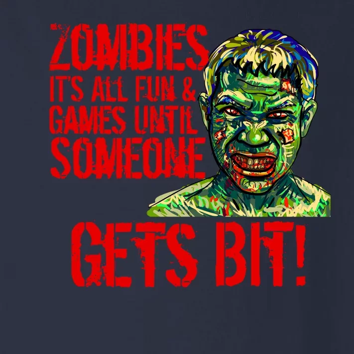 Zombies It's All Fun and Games Toddler Long Sleeve Shirt