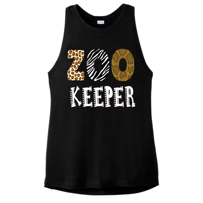 Zoo Keeper Ladies Tri-Blend Wicking Tank