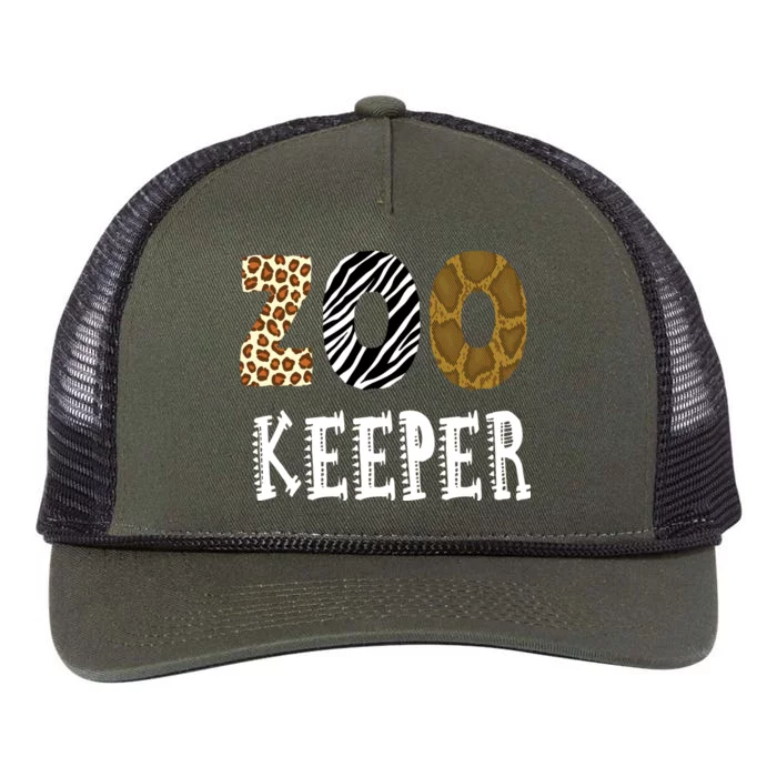 Zoo Keeper Retro Rope Trucker Hat Cap