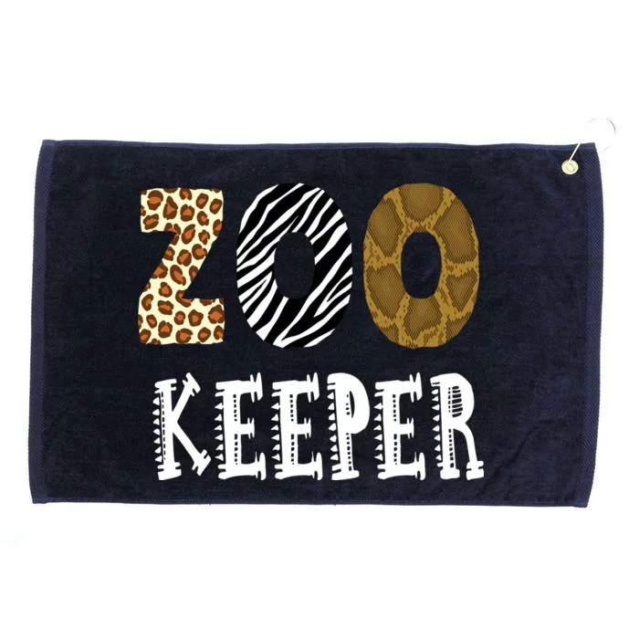 Zoo Keeper Grommeted Golf Towel