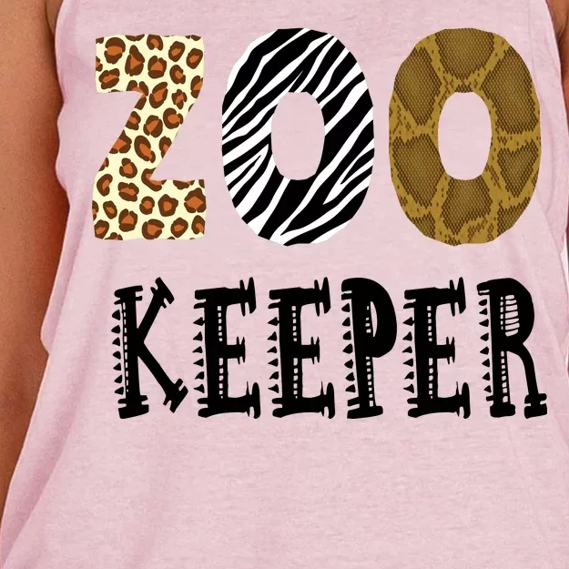 Zoo Keeper Women's Knotted Racerback Tank