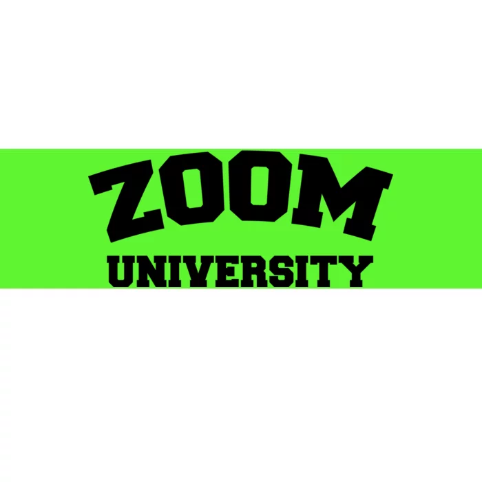 Zoom University Bumper Sticker