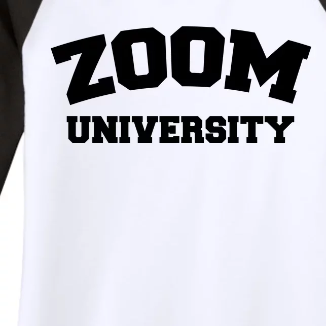 Zoom University Women's Tri-Blend 3/4-Sleeve Raglan Shirt