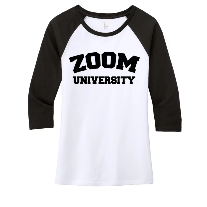 Zoom University Women's Tri-Blend 3/4-Sleeve Raglan Shirt