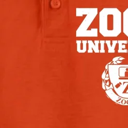 Zoom University Logo Dry Zone Grid Performance Polo