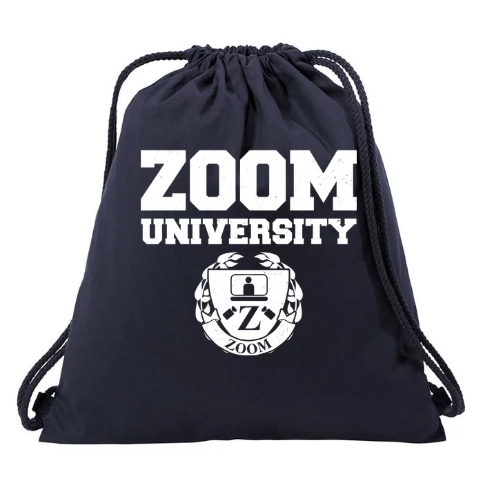 Zoom University Logo Drawstring Bag