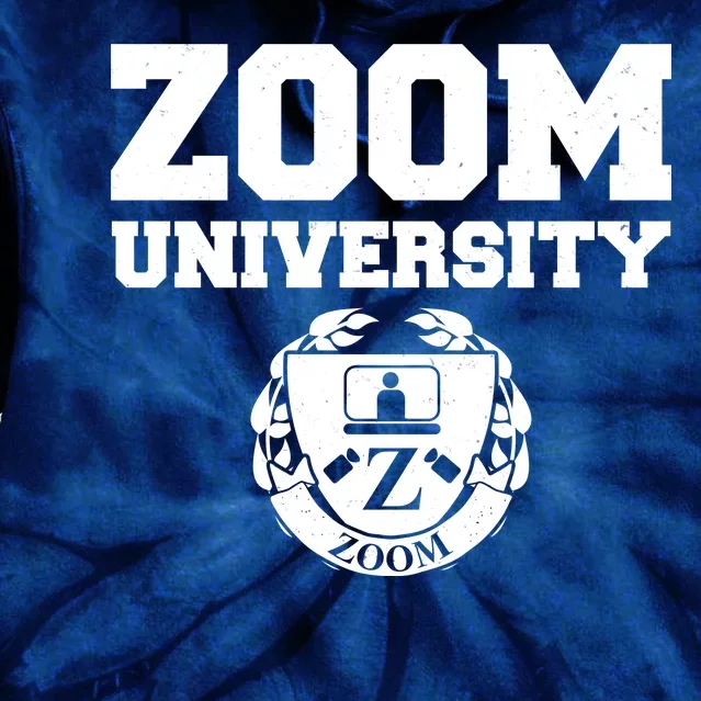 Zoom University Logo Tie Dye Hoodie