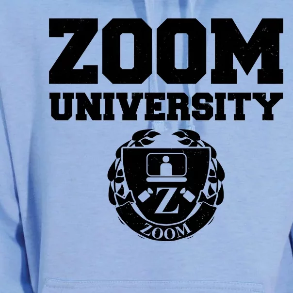 Zoom University Logo Unisex Surf Hoodie