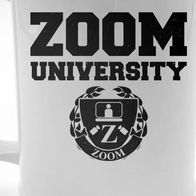 Zoom University Logo Front & Back Beer Stein