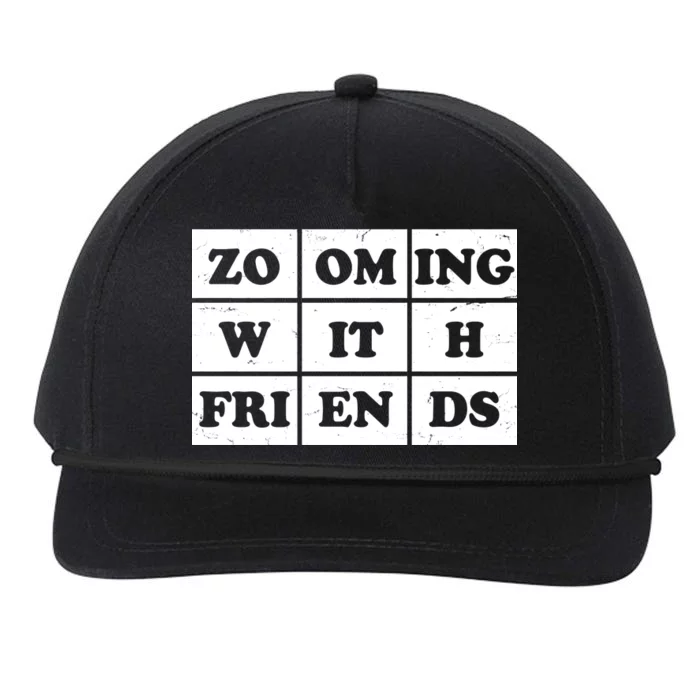 Zooming With Friends Snapback Five-Panel Rope Hat