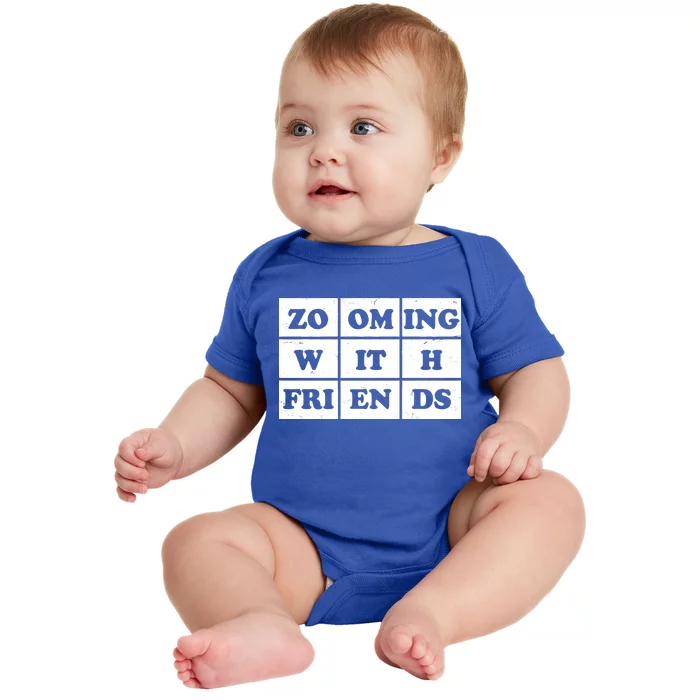 Zooming With Friends Baby Bodysuit