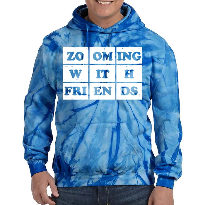 Zooming With Friends Tie Dye Hoodie