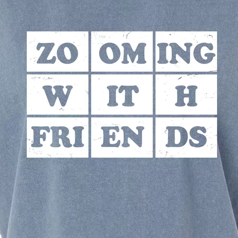 Zooming With Friends Garment-Dyed Women's Muscle Tee