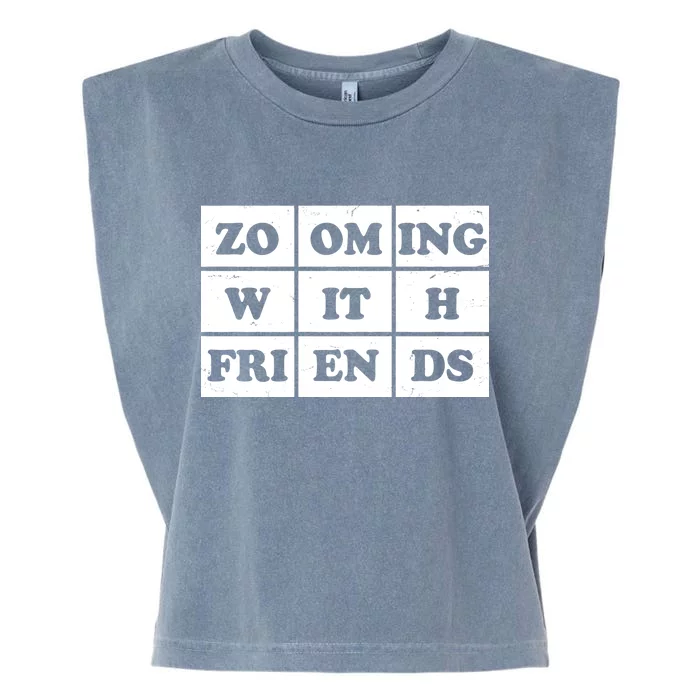 Zooming With Friends Garment-Dyed Women's Muscle Tee