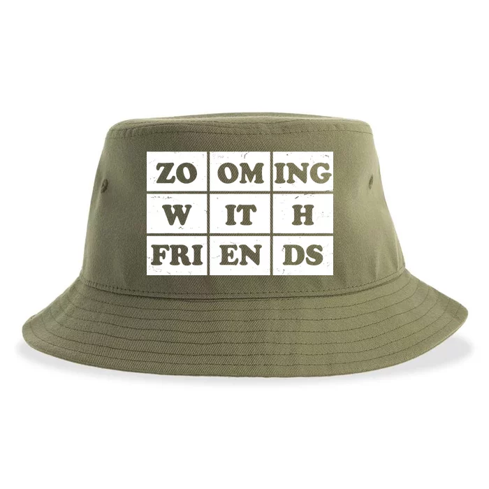 Zooming With Friends Sustainable Bucket Hat