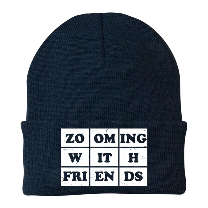 Zooming With Friends Knit Cap Winter Beanie