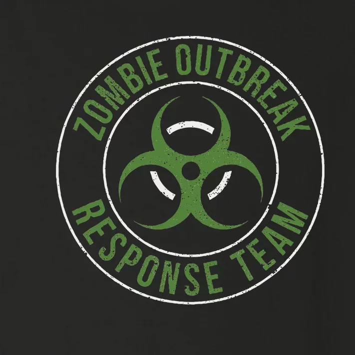 Zombie Outbreak Response Team Halloween Apocalypse Gas Mask Toddler Long Sleeve Shirt